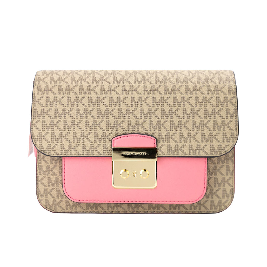 Michael Kors Sloan Editor Leather Flap Crossbody Bag